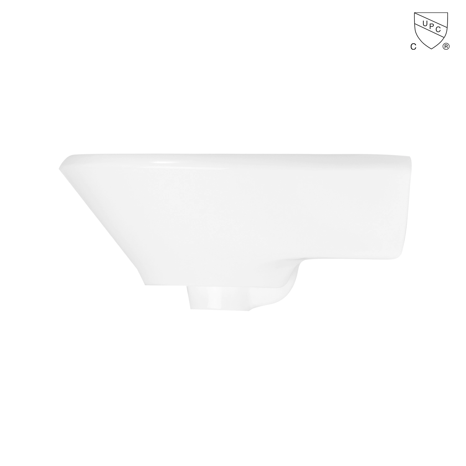 Oval shape American standards cUPC certified Small Wall Mount Bathroom Sink, MB-2100